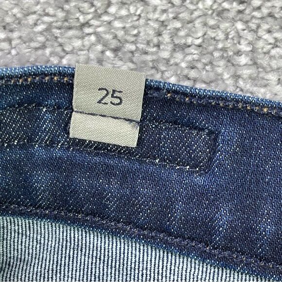 Citizens of Humanity Emanuelle Jeans Women’s 25 Blue Bootcut Low Rise Dark Denim - Picture 7 of 15